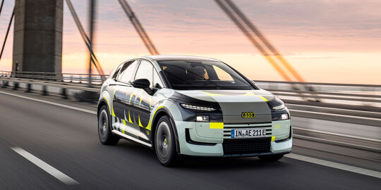 Audi A2 e-tron - hero mobile