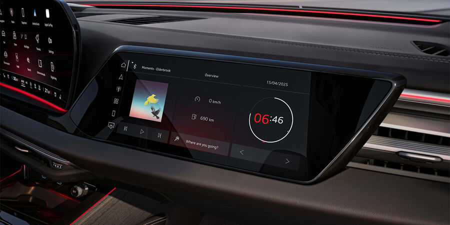 Nieuwe A6 Limo display