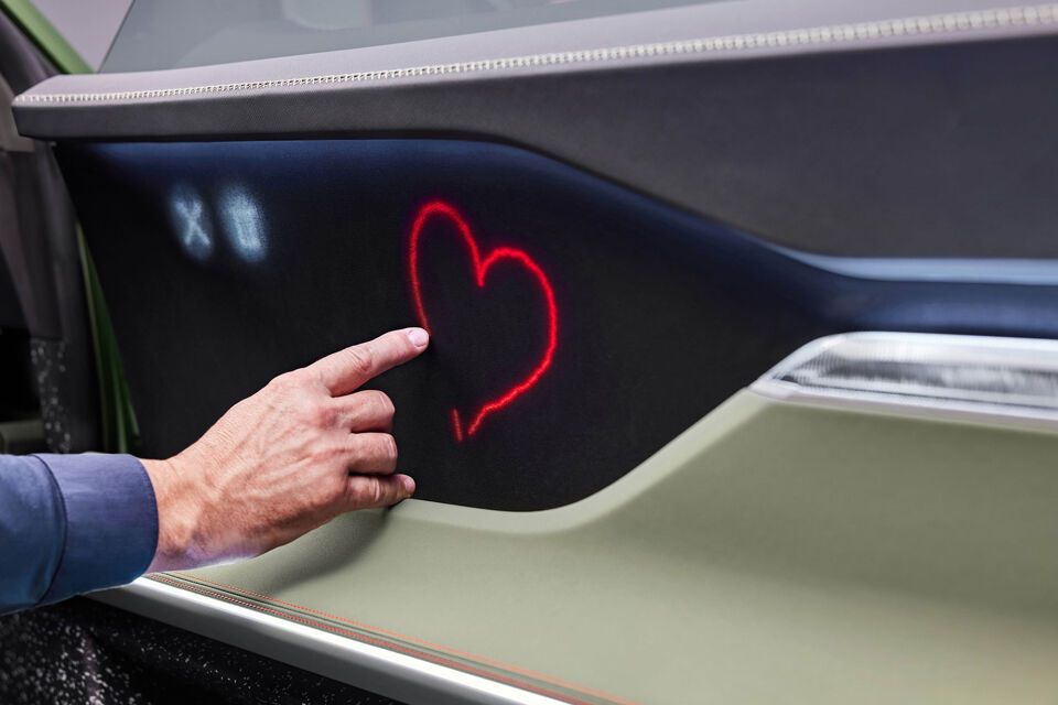 Skoda Vision 7S - infotainment