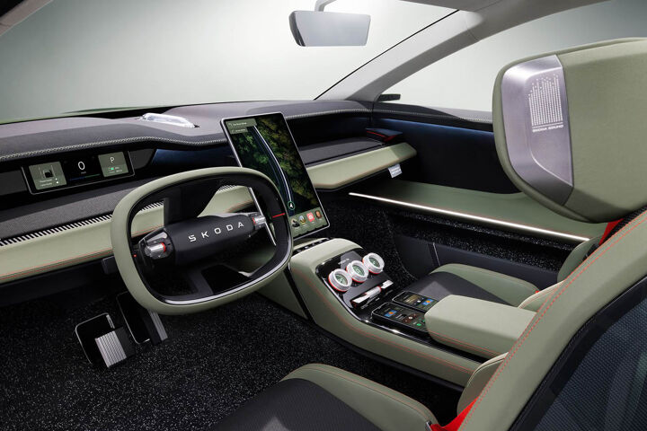Skoda Vision 7S - stuurwiel