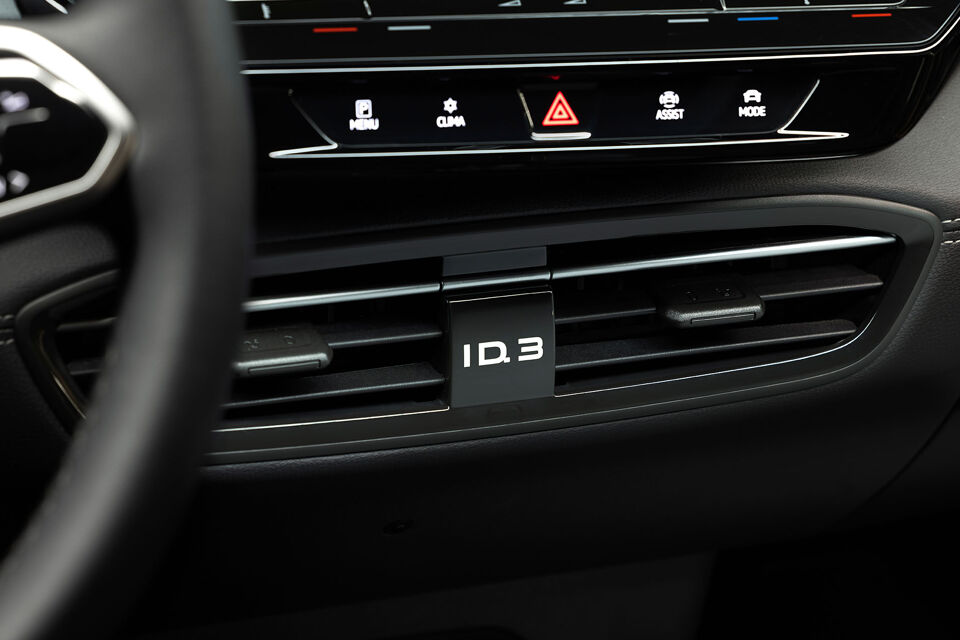 Vernieuwde Volkswagen ID.3 -interieur