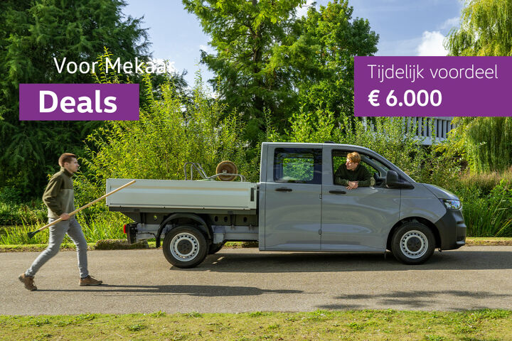 e-Transporter Pick-up Dubbele Cabine Voor Mekaar deal