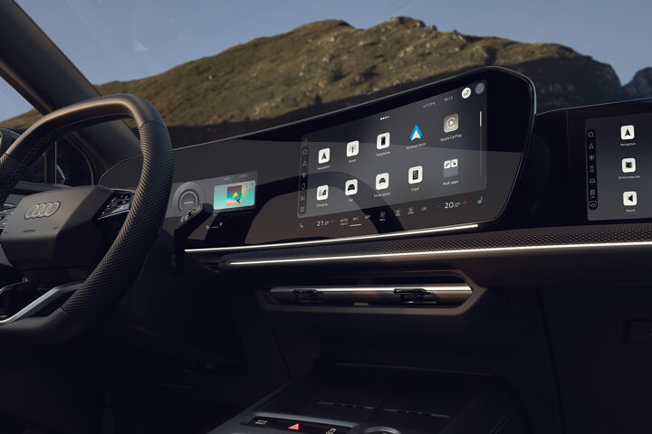 Nieuwe Audi Q4 Sportback e-tron infotainment scherm
