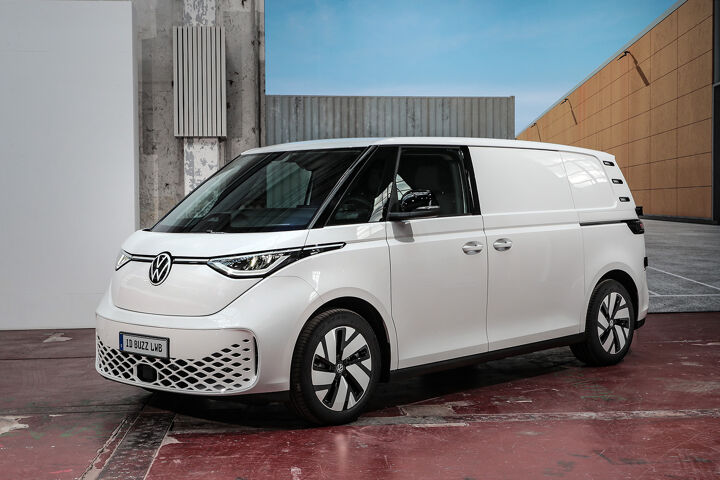 Volkswagen ID. Buzz Cargo Lange Wielbasis Wit Linksvoor Content