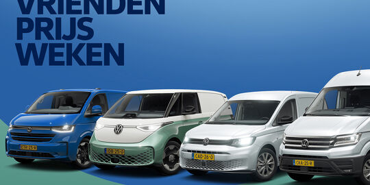 VW Bedrijfswagens VriendenPrijsWeken modellen