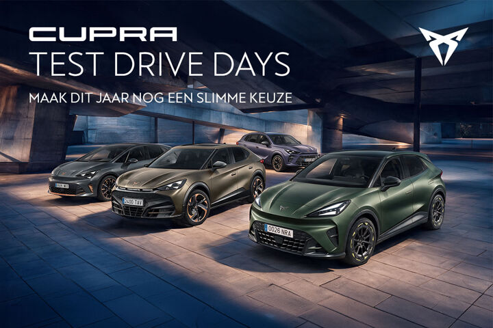 CUPRA Test Drive Days contentblok elektrisch en hybride