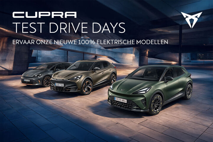 CUPRA Test Drive Days contentblok elektrisch