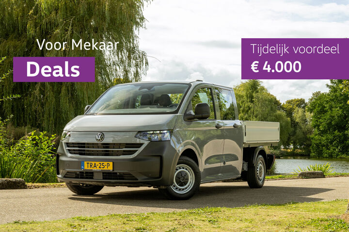 Transporter Pick-up Dubbele Cabine Voor Mekaar deal