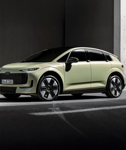 Audi A2 e-tron Linksvoor Hero Mobile