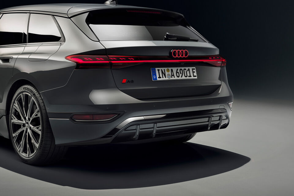 Audi A6 Avant e-tron achterkant dichtbij