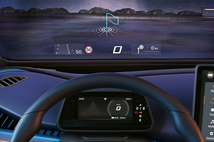 CUPRA Tavascan headup display