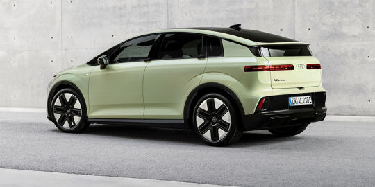Audi A2 e-tron Linksachter Content
