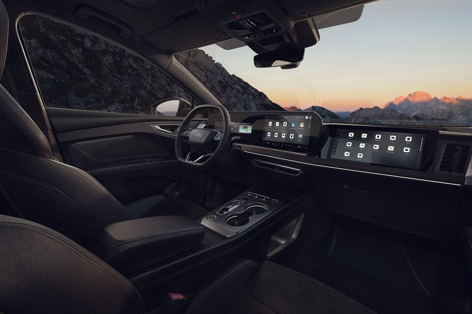 Nieuwe Audi Q4 Sportback e-tron interieur cockpit