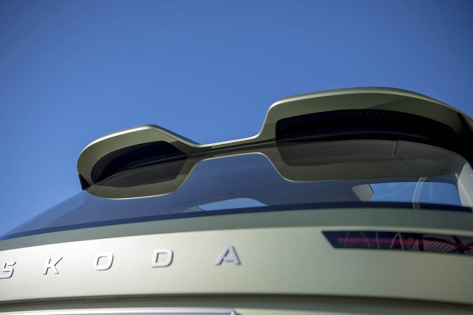 Skoda Vision 7S - achterruit