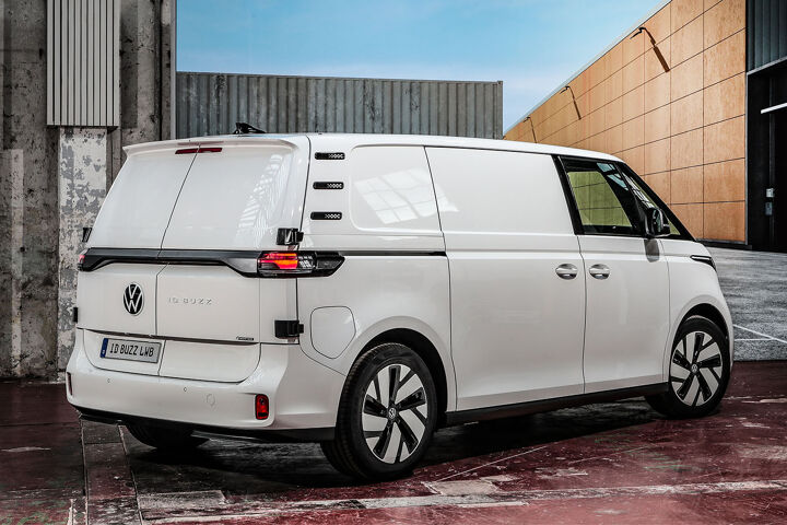 Volkswagen ID. Buzz Cargo Lange Wielbasis Wit Rechtsachter Content