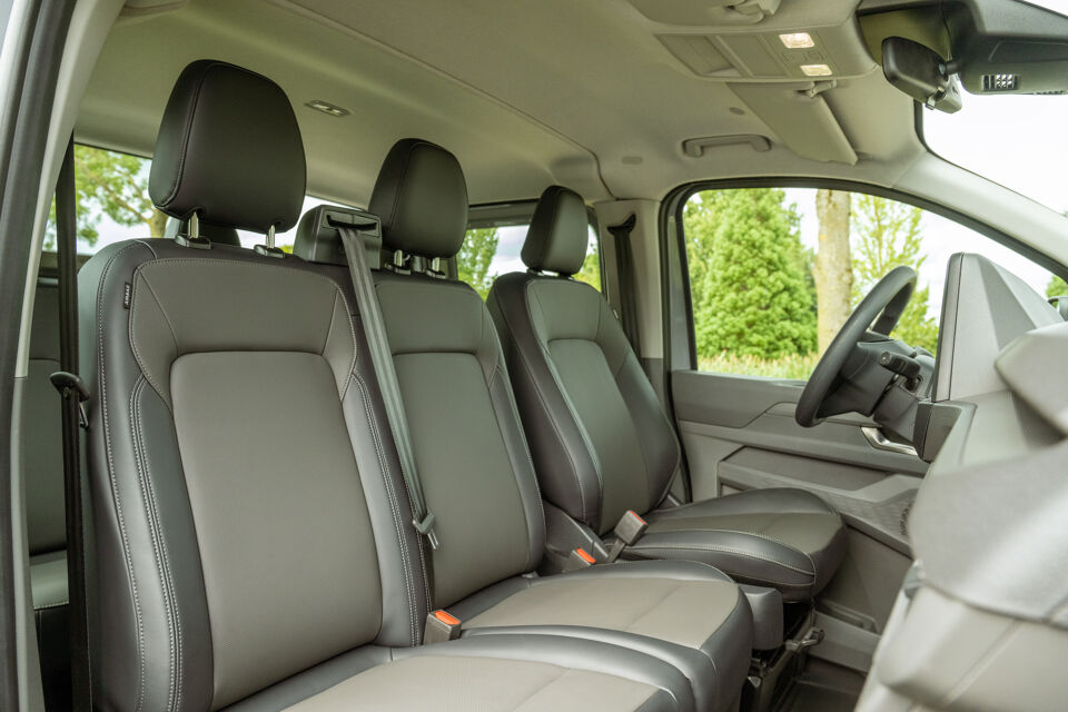 VW e-Transporter pick-up dubbele cabine stoelen
