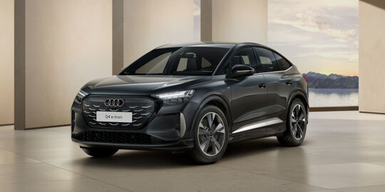 modelafbeelding nieuwe Audi Q4 Sportback e-tron