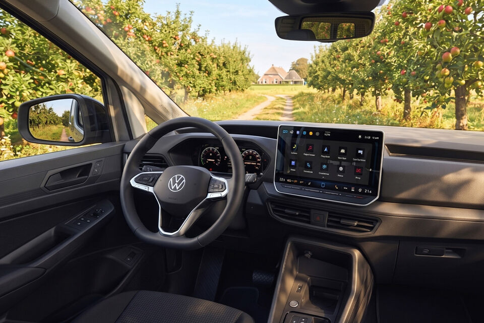Nieuwe Caddy Flexible interieur