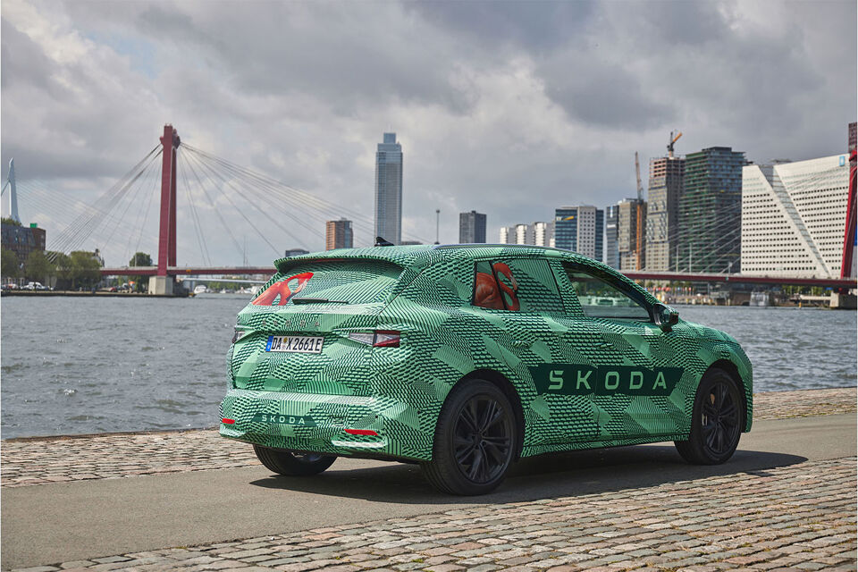 Skoda Elroq achterkant