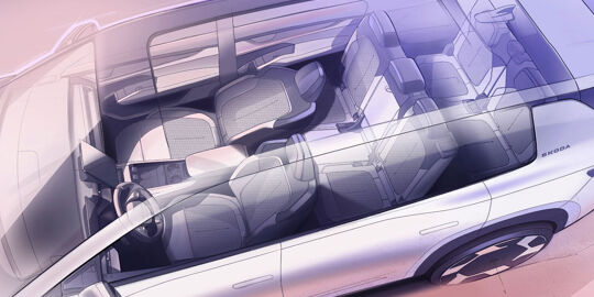 Škoda Peaq interieur - hero mobile