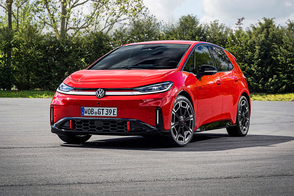 Volkswagen ID.3 GTI Rood Stilstaand Linksvoor Slider 2