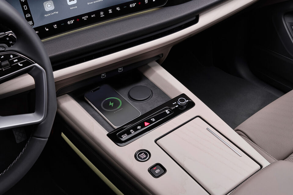 Audi Q9 middenconsole licht