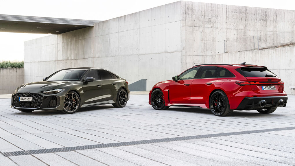 Audi RS 5 homepage