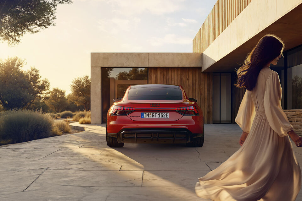 e-tron GT quattro achterkant
