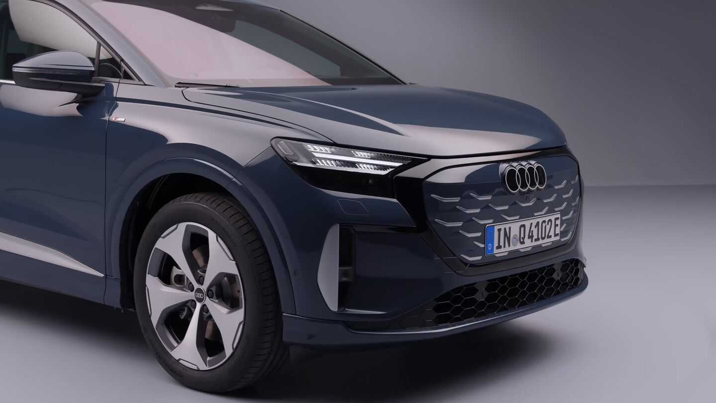 Thumbnail - vernieuwde Audi Q4 e-tron - product highlights video