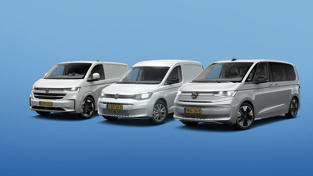 Volkswagen Bedrijfswagens Hybride rijden visual homepage