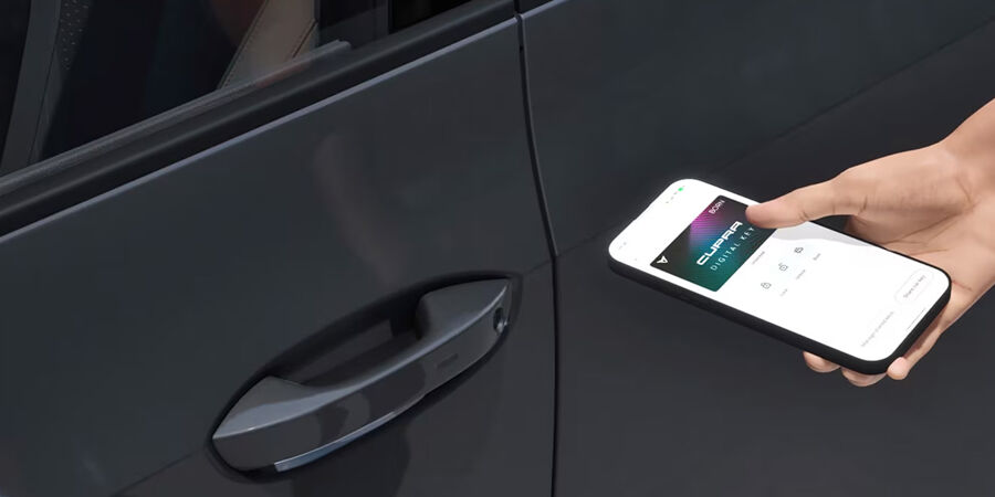 Nieuwe CUPRA Born smartphone key