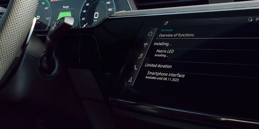 Audi Q8 e-ron Functions on Demand
